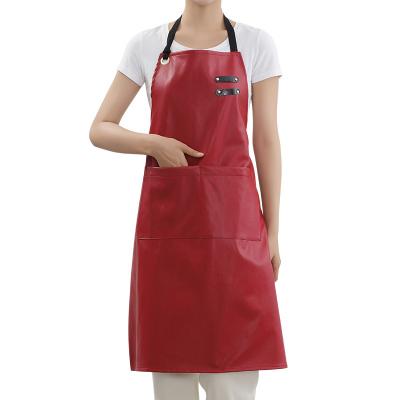 China Simple Women's Wai Trend National Style Washable Kitchen Cooking Clean Barbecue Apron With Custom for sale