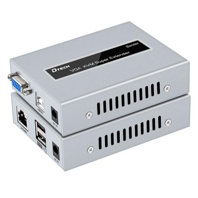 China 1920*1080@60hz DTECH Extender 50m hdmi kvm vga usb LAN RJ45 1080P 2k 4k 3D cat 5e 6 tx rx with ir for sale