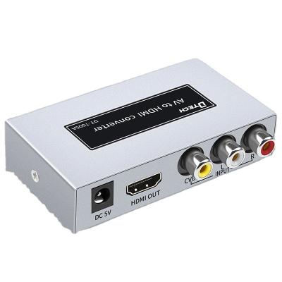 China Portable DETCH wholesale price high quality av converter to hdmi rca cvbs adaptor converter av to hdmi for sale