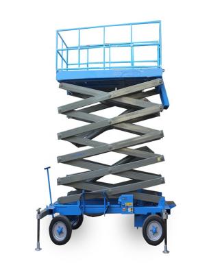 China Widely 4m Mobile Scissor Lift Compact Two Person Scissor Lift for sale