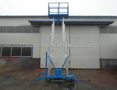 China Safe And Reliable Aluminum Lift WLA0.2-14 Double Window Cleaning Glass Cleaning Construction Elevator for sale