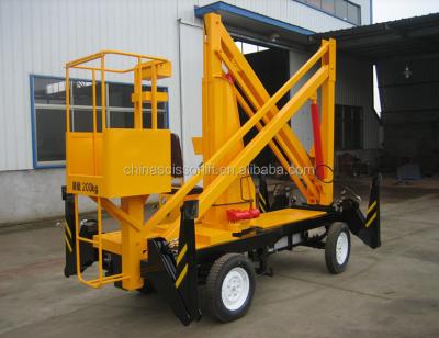 China Easy Boom Lift Telescopic Boom Elevator Geniuses Convenience Safety Safety Operation Small Boom Lifts for sale