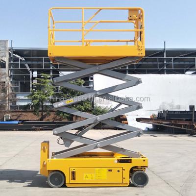 China Convenience Easy Operation Battery Safety Self Propelled Electric Mobile Scissor Lift Table for sale