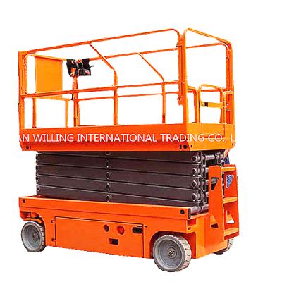 China Mobile Hydraulic Compact Scissor Lift For Greenhouse 1.79*0.74m for sale