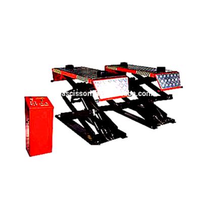 China Safety Easy Convenience Hydraulic Car Lift With Double Cylinder Scissor Car Lift for sale