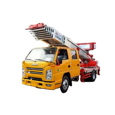 China TRUCK CRANE Euro 4 Standard Ladder Movement Aerial Work Automatic Loading Unloading Lifting Truck for sale