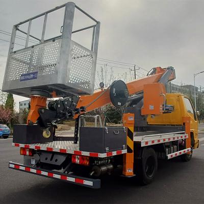 China Jmc 32m 36m Aerial Bucket Ladder Truck Work Platform Mounted Boom Bucket Lift < 4L for sale