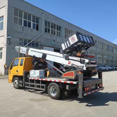 China High Altitude Forklift Transport Truck Aerial Work Material Truck Manufacturer 32M 36M Ladder For Sale < 4L for sale