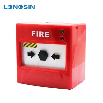 China Manual Point Fire Alarm Call Point Emergency Manual Push Button en venta