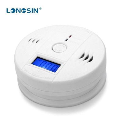 China Standard Alarm CO Gas Detector Carbon Monoxide Alarm Detector With LCD Screen 100*47mm for sale