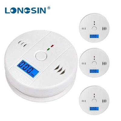 Cina Longsin Personal Carbon Monoxide Detector 85dB CO Alarm Loud Detector 100*47 mm in vendita