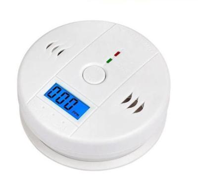 China LCD Display Standalone Carbon Monoxide Gas Detectors DC4.5V Co Sensors D100x36.5mm for sale