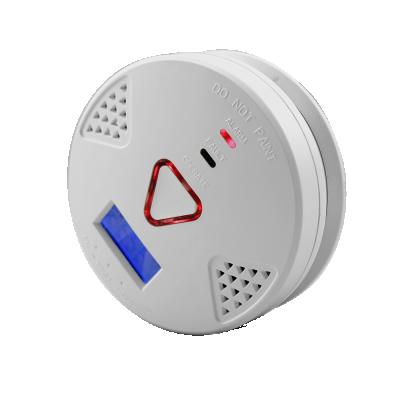 China Quality Two Voice LCD Smoke Carbon Monoxide Detector LS-858-5 for sale