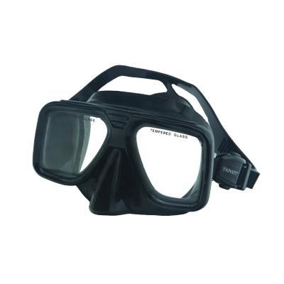 China scuba diving & Professional Snorkeling Equipment Snorkeling Freediving Mask Silicone Skirt DOVOD Black Color Frameless Goggles And Strap Scuba for sale