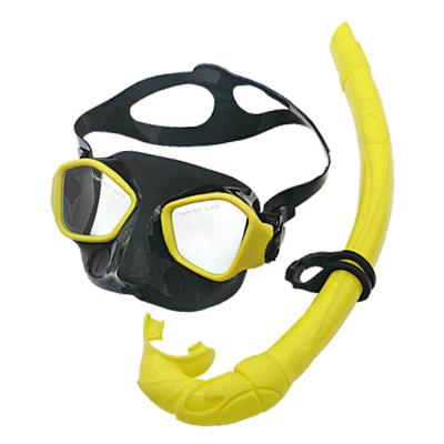 China diving & DOVOD Diving And Snorkeling Swimming Equipment Full Silicone Tube Snorkel Set For Adult for sale