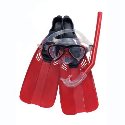 China diving & Products Swimming Diving Fins Set 3 In 1 Cheap And Snorkel Sets for sale