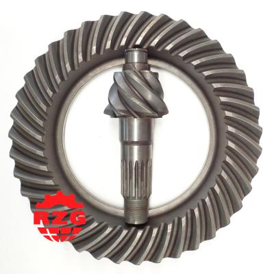 China Automotive Spiral Bevel Pinion And Crown Wheel on ISUZU Rear Axle for sale