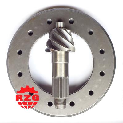 China CA Jie Fang Rear Axle Transmission System Skew Bevel Gear , Gleason Spiral Bevel Gear for sale