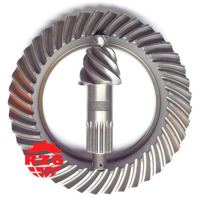 China Gleason Spiral Bevel Gear Hypoid for CA Jie Fang Rato 8*39 Rear Axle Transmission for sale