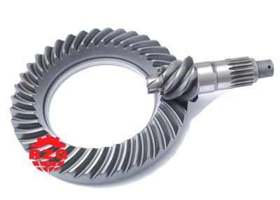 China Vehicle Spiral Bevel Gear , Crown Wheel and Pinion Gear Rear Axle Ratio 6*38 for sale