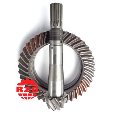 China Professional Spiral Bevel Gear Set Truck Crown Wheel and Pinion Gear for sale