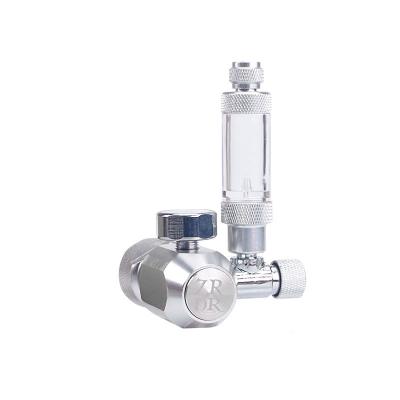 China Metal Aquatic Plants CO2 Set Valley Mini Fine Carbon Dioxide Single Meter Pressure Reducing Pressure Reducing Regulating Valve for sale