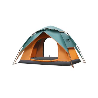 China 4in1 type 1 2 person waterproof portable outdoor camping pod waterproof diagonal tying automatic tent for sale for sale