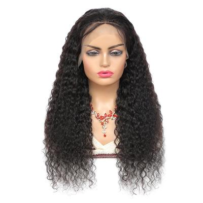 China Wholesale Natural Water Wave Human Hair Wigs Cheap Cuticle Aligned Brazilian HD Virgin Human Hair Water Wave Hair Front Lace Wigs for sale