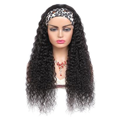 China Good Adjustable 100% Hair Headband For Girls Afro Virgin Hair 100% Hair Lace Wig for sale