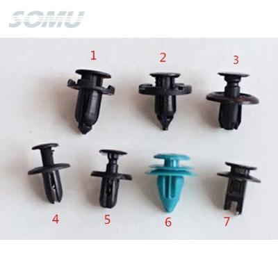 China Plastic Automotive Parts Nylon Rivet Car Styling Auto Bumper Retainer Clips Fasteners For Mitsubishi for sale