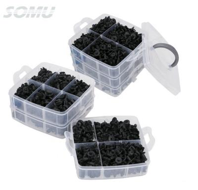 China 620pcs Nylon Auto Body Plastic Fastener And Clips For Auto Kit for sale