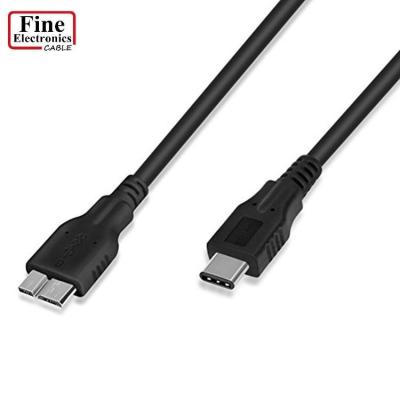 China Mobile Devices USB 3.1 Type C Cable Type C To Micro B Hard Drive Data Cable for sale