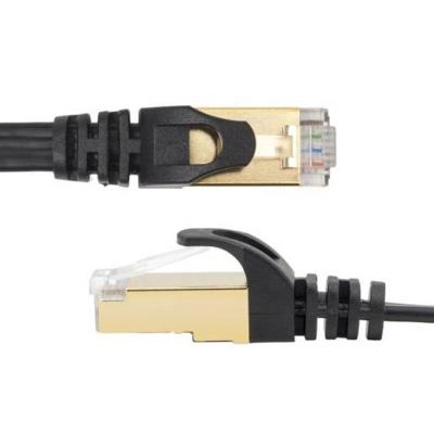 China For Patch Copper Flat Cable Cat7 RJ45 Ethernet Network Communication Cable 32AWG Thin Cat7 Network Flat Cable for sale