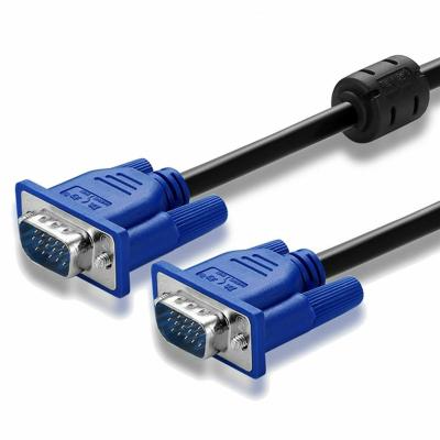 China Shiled 15 Pin OEM 1.8m 15m Male 1080P To Male Female VGA To VGA Cable For PC Computer for sale