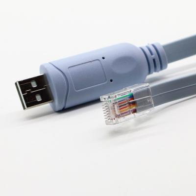 China console router cable ftdi ft232 usb rs232 to serial console rj45 cable for cisco router huawei changer for sale