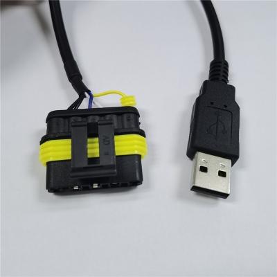 China OEM FTDI 5 V3.3V Ft232 RL PL2303HX RS232 Computer Programming USB to TTL 4PIN 6 PIN Series Cable for sale