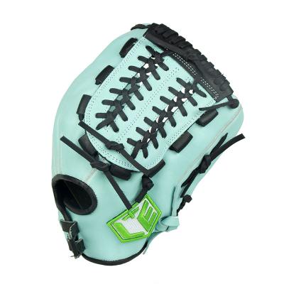 China Infield glove Hot selling green softball gloves genuine leather softball glove Infield for sale