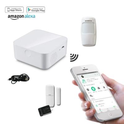 China Home security 2.4G home security wifi personal smart alarm system Android/IOS APP Smartphone for sale