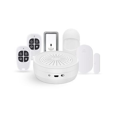 China Indoor Whole Security Alarm Set Devices Solution For Smart Home System Work With Alexa Google Home Tuya for sale