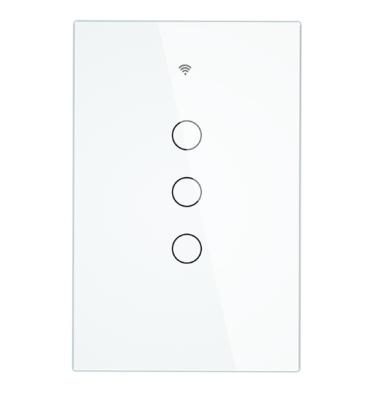 China Scratch 1 Band 3 Band 2 Band WiFi RF Smart Touch Wall Waterproof Fireproof Switch With EU USA UK Versions for sale