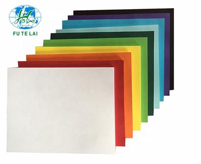 China 180gsm Bristol Cardboard Paper Anti Curl Color Cardboard for sale