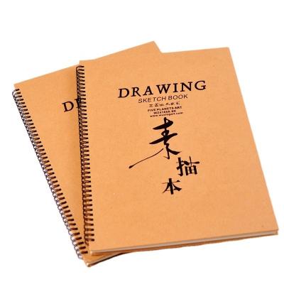 China Anti-Curl Sketch Books Premium Sketch Pads 100 Sheets/Spiral Acid Free White Paper Sketch Book For Sketching, Writing, Drawing for sale