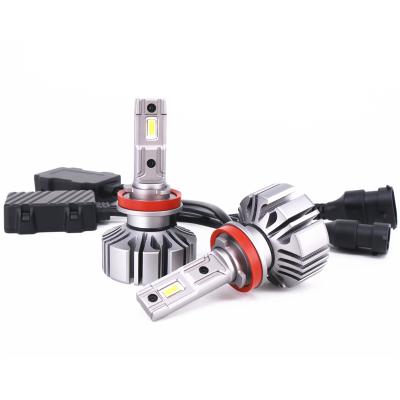 China Front Led Headlights H11/H9/H8 LED Headlight Bulbs 30W 6000 Lumens Super Bright LED Headlights Conversion Kit 6500K Cool White IP68 Waterproof for sale