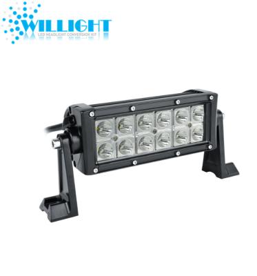 China Offroad truck SUV ATV 4x4 truck. trailer 7.5 INCH 36W 3060lm double row led light bars for trucks for sale