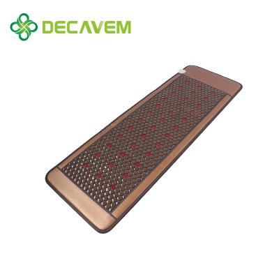 China 704 OEM Tourmaline Stone Professional Far Infrared Heating Photons Heating Mattress Pads for sale