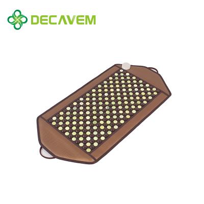 China distant infared & Negative Similar Jade Mat Korea Vigen Therapy Ion Heating Cushion Back Pain Cushion Jade Tourmaline Electric Heating Mattress for sale