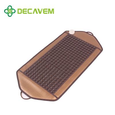 China distant infared & vigen therapy 2021 therapy 2021 heating mat germanium heating back protection similar stone comfortable negative health infrared mat tourmaline for sale