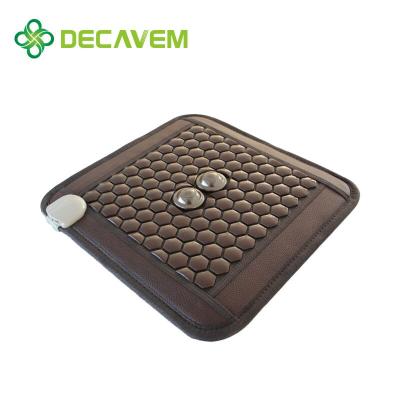 China Far Home Use Jade Tourmaline Cushion Hot Stone Massage Cushion Germanium Mat for sale