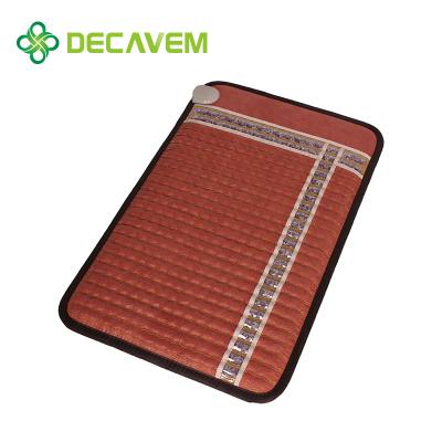 China Amethyst Body Application PEMF Therapy Amethyst Heating Mattress Mat Massage Far Infrared Hot Stone Mat for sale