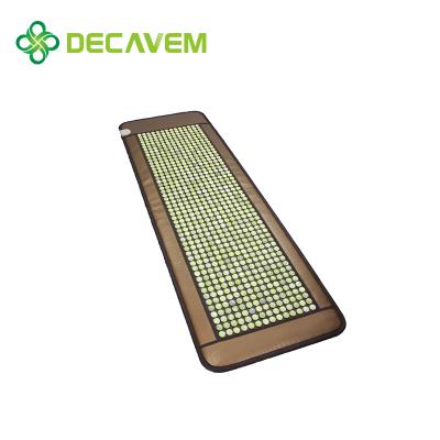 China Korea body heated germanium magnetic jade massage stone mat for sale